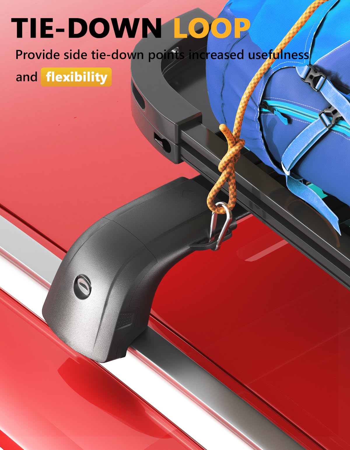 Tuyoung tie-down loop close-up for reliable cargo anchoring and safety