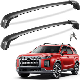 Tuyoung roof rack front profile on Palisade showing precise fit and clean look
