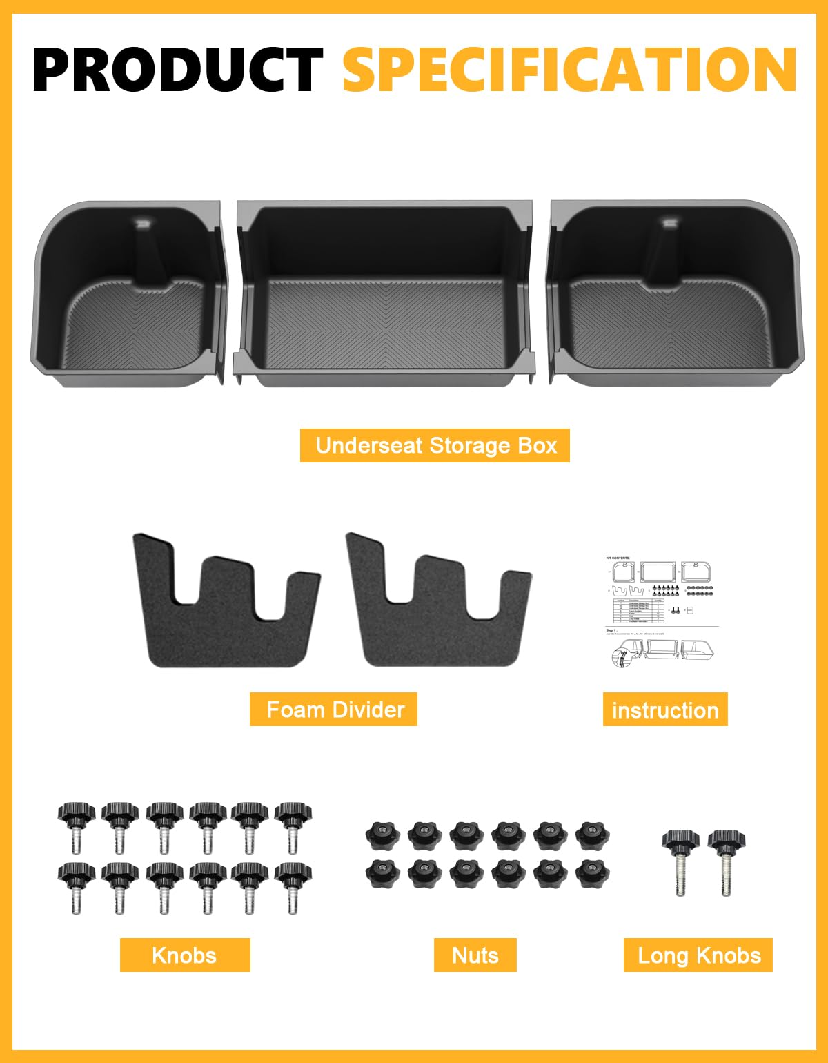 Tuyoung lifestyle truck cabin organization showing tidy interior and quick access