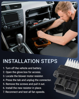 TVM TRAVERMAN being installed by a mechanic in a repair scenario improving HVAC fan control