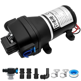 TWERE pump front profile showing inlet outlet and compact design benefit