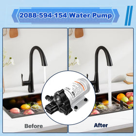 TWERE pump delivering water into a tank illustrating steady flow and auto-stop
