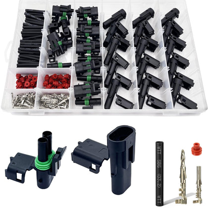 Twippo front packaging showing 15 connector sets and heat-shrink for quick identification and convenience
