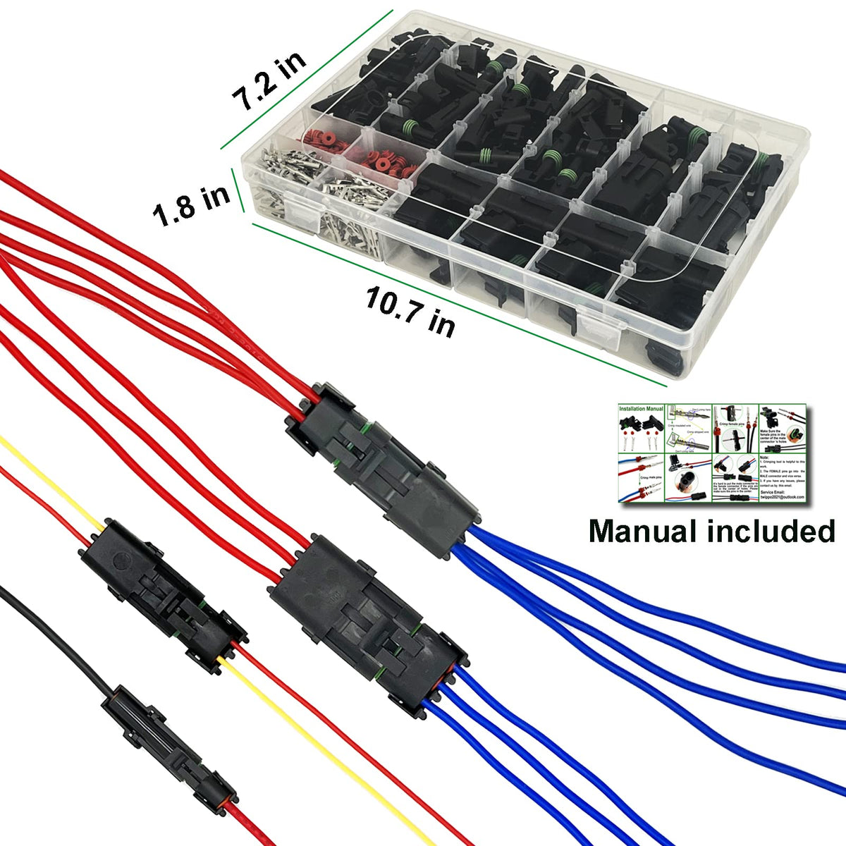 Twippo connector installed on boat wiring highlighting corrosion resistance on watercraft