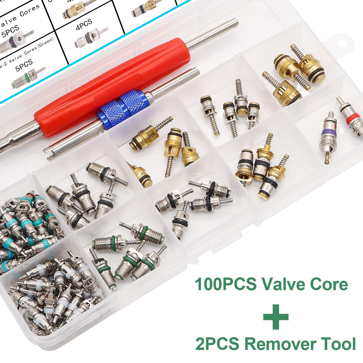 TWTADE remover tool detail showing ergonomic design for quick valve core removal