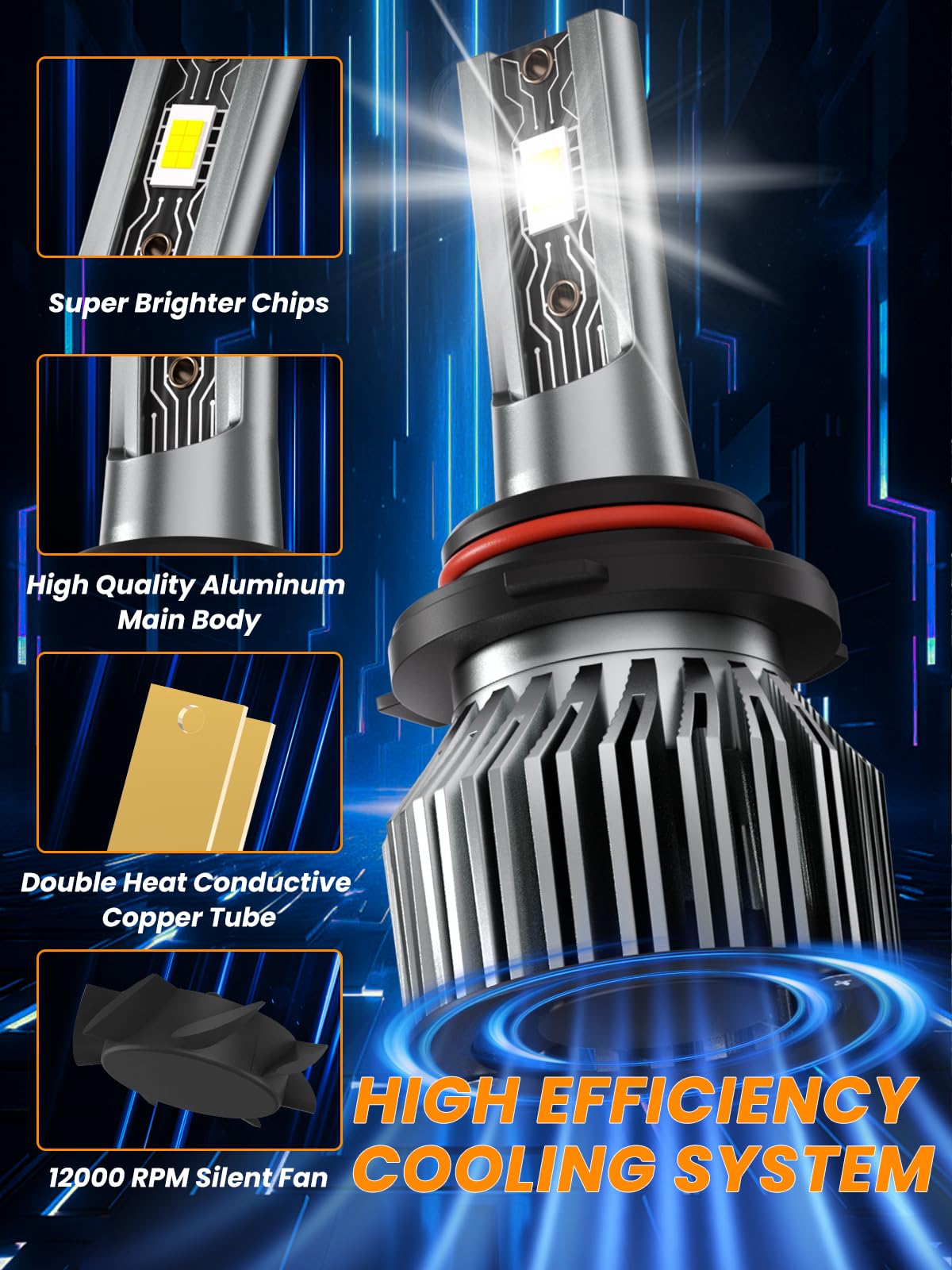 TXBILMOO bulb installed on Ford Super Duty demonstrating plug-and-play ease