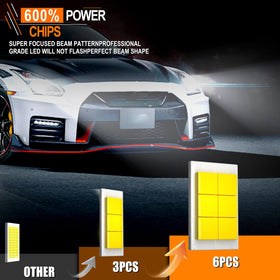 TXBILMOO installed in Toyota Corolla headlight showing brighter road visibility