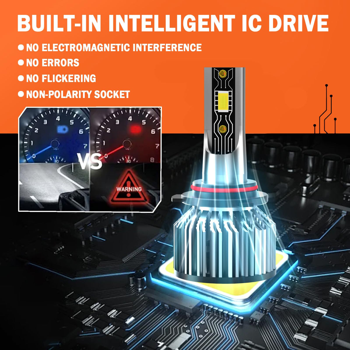 TXBILMOO bulb installed in GMC Sierra 1500 demonstrating plug-and-play benefit