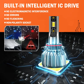 TXBILMOO bulb installed in GMC Sierra 1500 demonstrating plug-and-play benefit