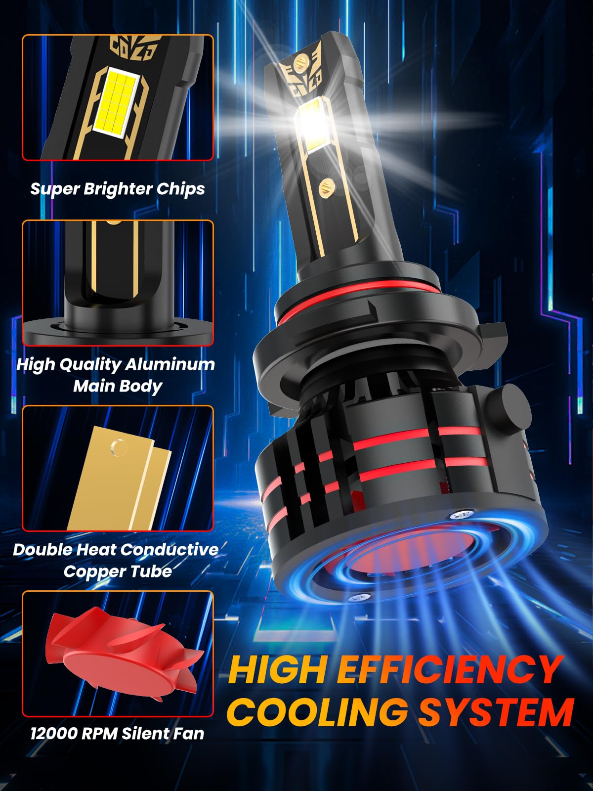 TXBILMOO side profile of aviation aluminum body for durable cooling