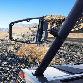 TXZSXS lifestyle shot on parked UTV demonstrating practical trail use