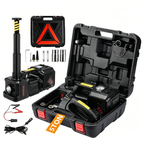 TYAYT electric car jack kit front view showing complete kit and organization benefits