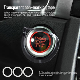 Tybasthe in a car interior showing stylish accent and improved button safety