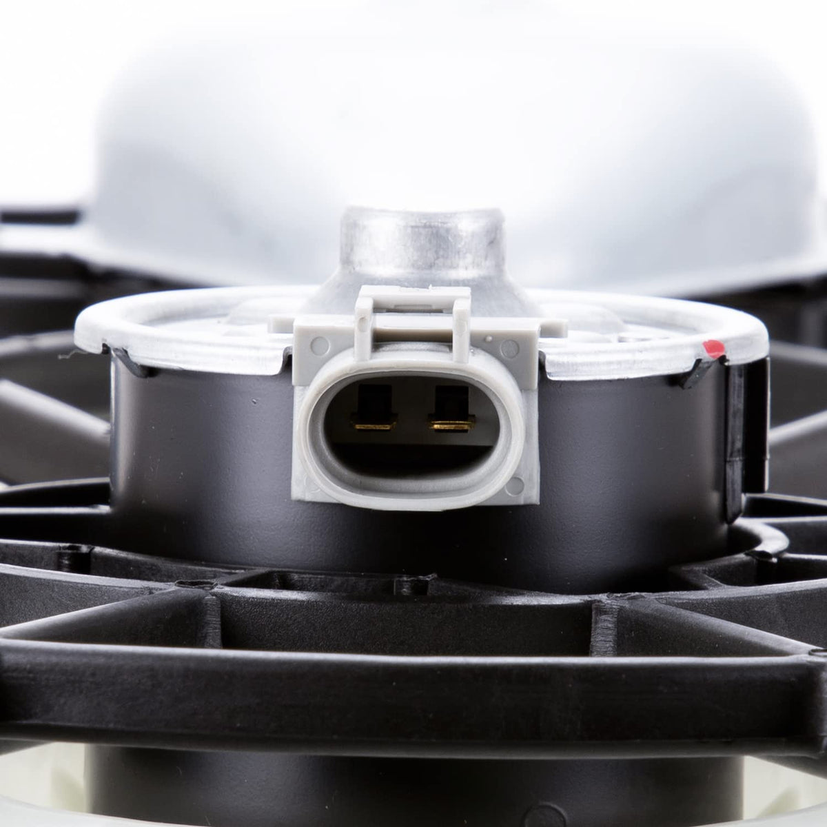 TYC motor and connector close-up showing tested electrical reliability