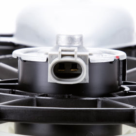 TYC motor and connector close-up showing tested electrical reliability