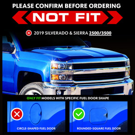 Tyger Auto side profile installed on truck displaying low-profile factory look