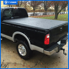 Tyger Auto folded in bed demonstrating quick full-bed access
