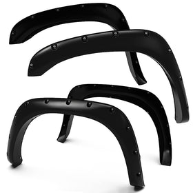 Tyger Auto front passenger fender flare showing fit and protection