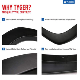 Tyger Auto installed on Silverado side profile for improved protection and appearance