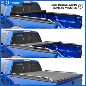 tyger auto tailgate lock close-up showing secure latch and cargo protection