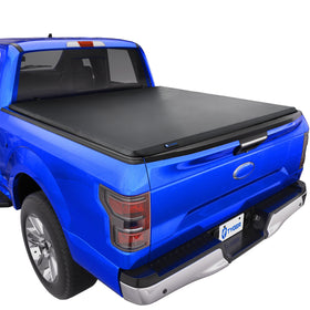 Tyger Auto T3 front view showing complete tonneau cover protecting bed
