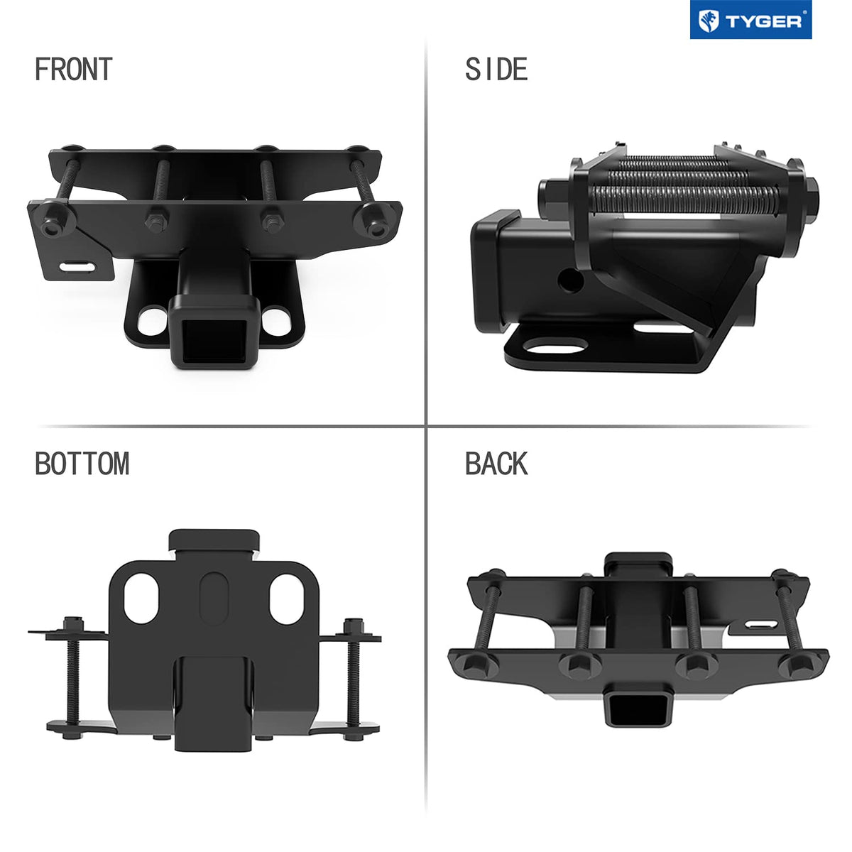 Tyger Auto included hardware and components ready for bolt-on installation