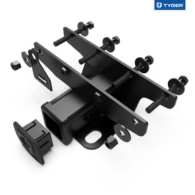 Tyger Auto hitch cover close detail protecting receiver from dirt and pests