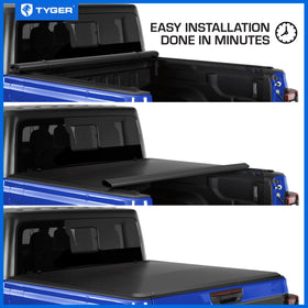 Tyger Auto side rail and stainless clamp detail showing secure no-drill installation benefit