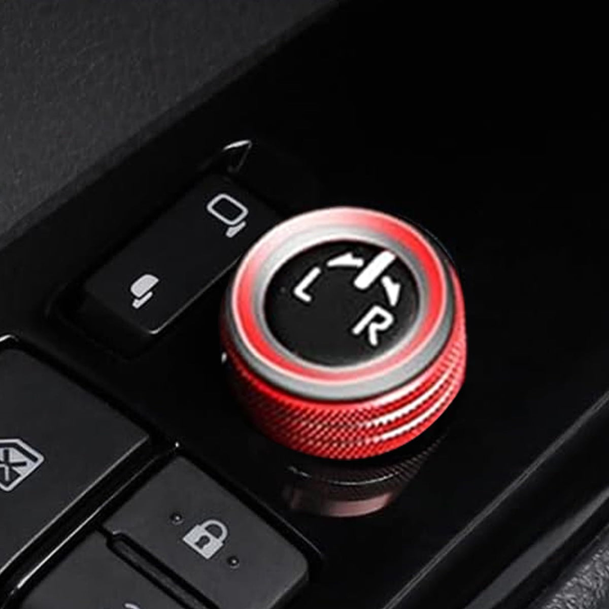 Tyifxom close-up of threaded aluminum surface for added grip benefit