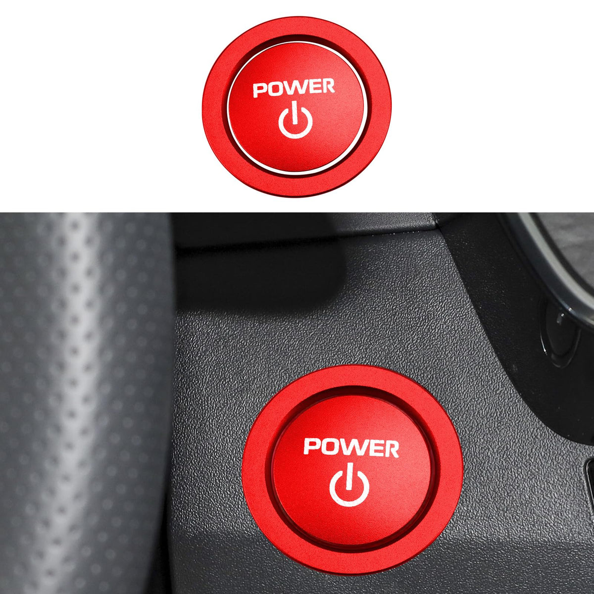Tyifxom volume knob cover installed in Camry showing improved control feel