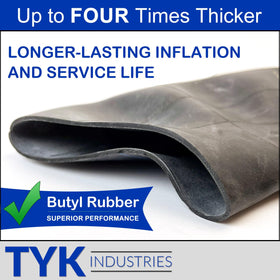 TYK Industries thick butyl rubber detail demonstrating puncture resistance