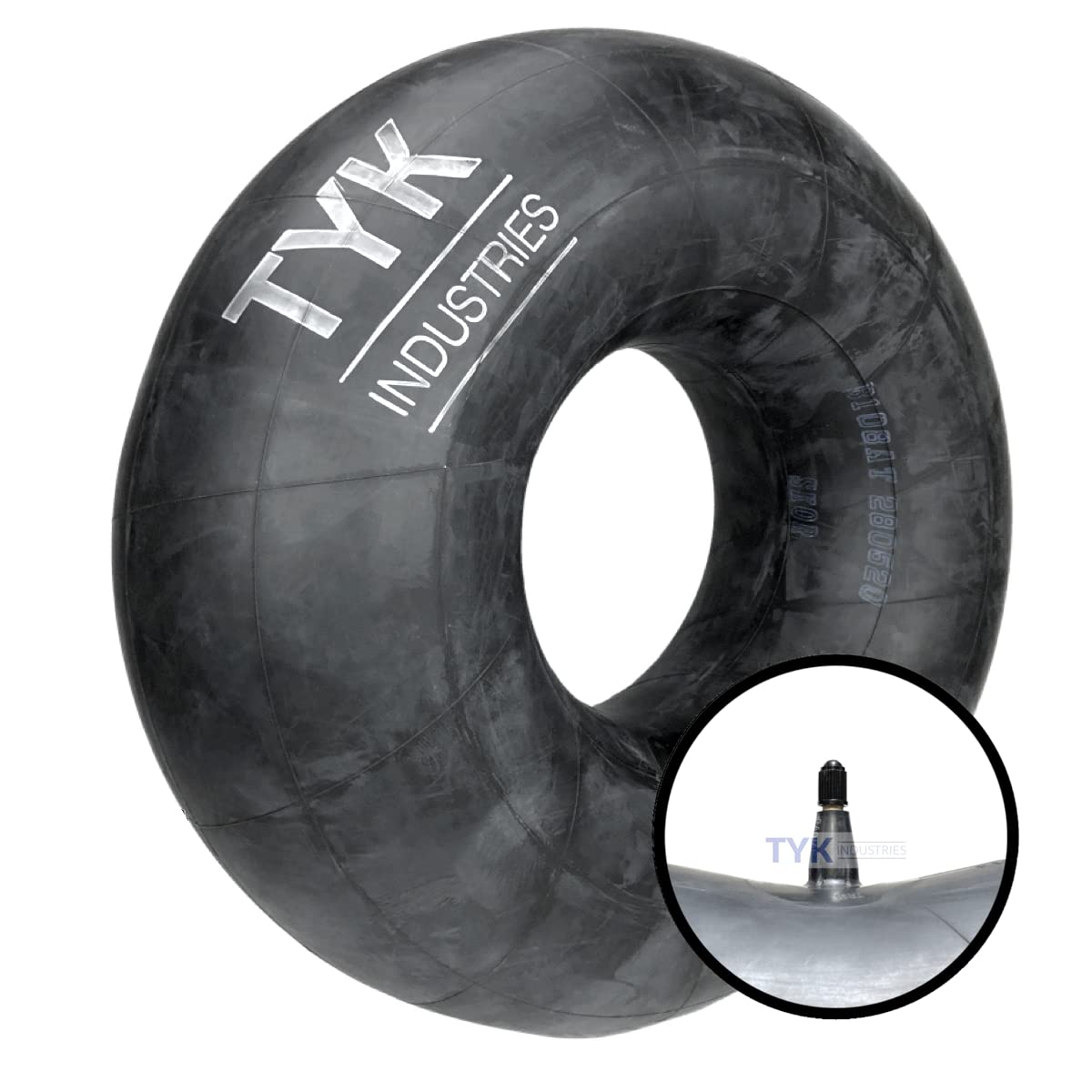 TYK Industries inner tube front view showing tube shape and fit benefits