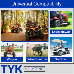 TYK Industries size comparison next to ruler showing compatibility