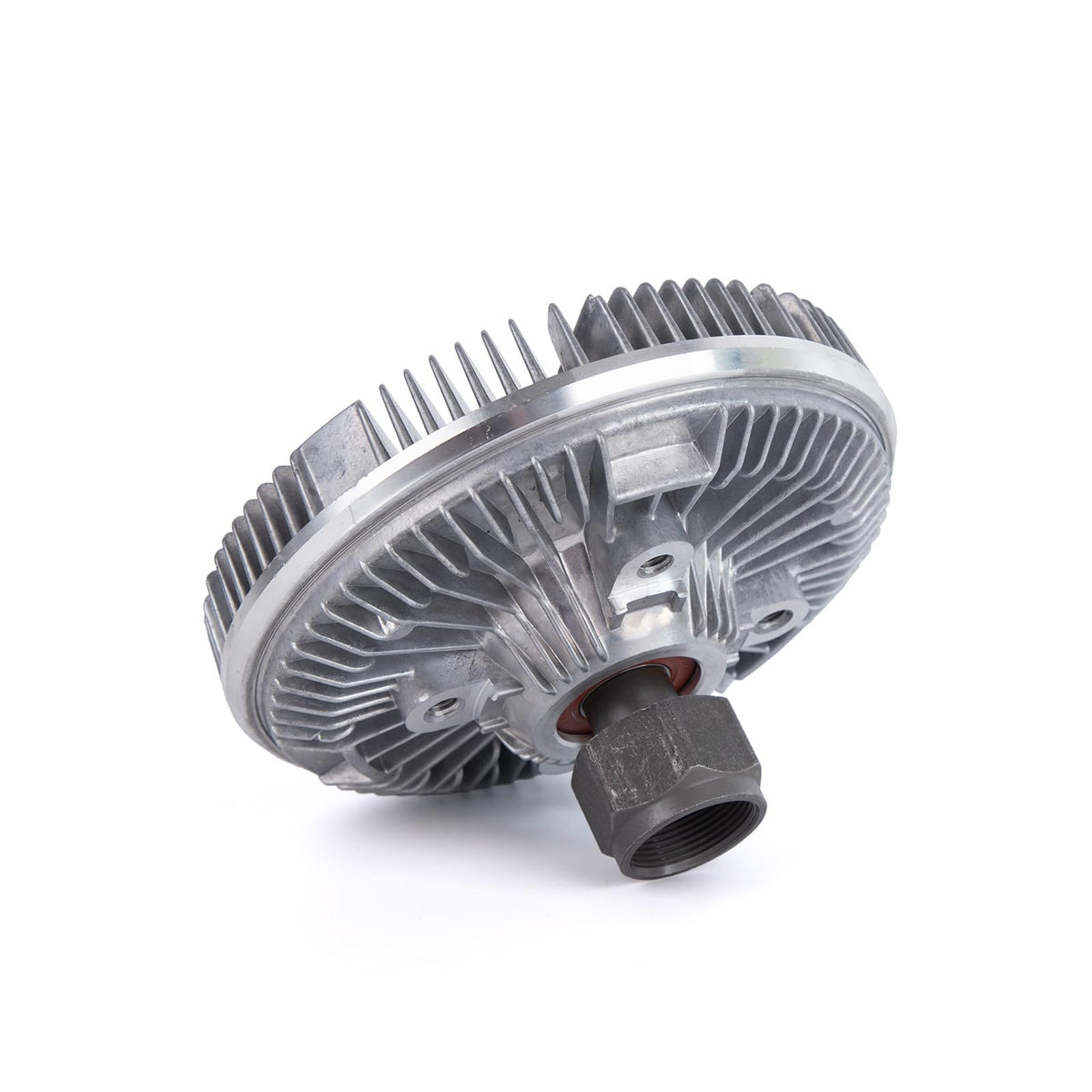 Tykick fan clutch next to ruler showing dimensions for accurate fit
