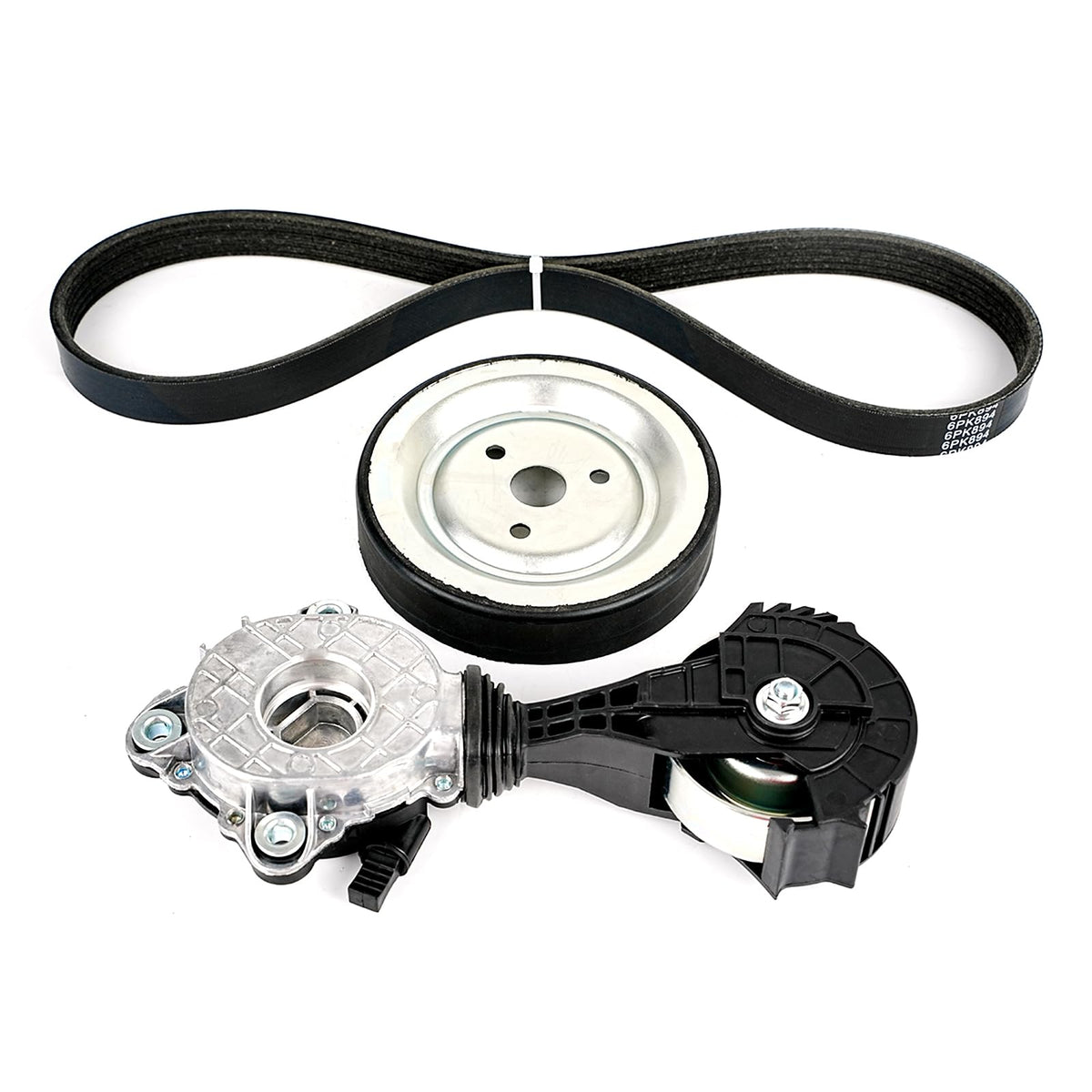 Tykick front packaging showing full belt kit and included parts for clear compatibility benefit