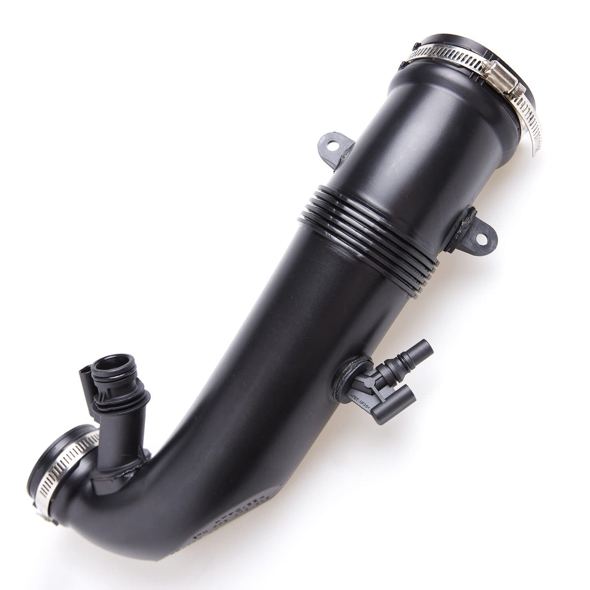 Tykick front view of intake hose showing shape and mounting, ensures correct fit
