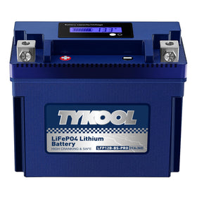 TYKOOL front pack view showing compact lithium design and lightweight benefit