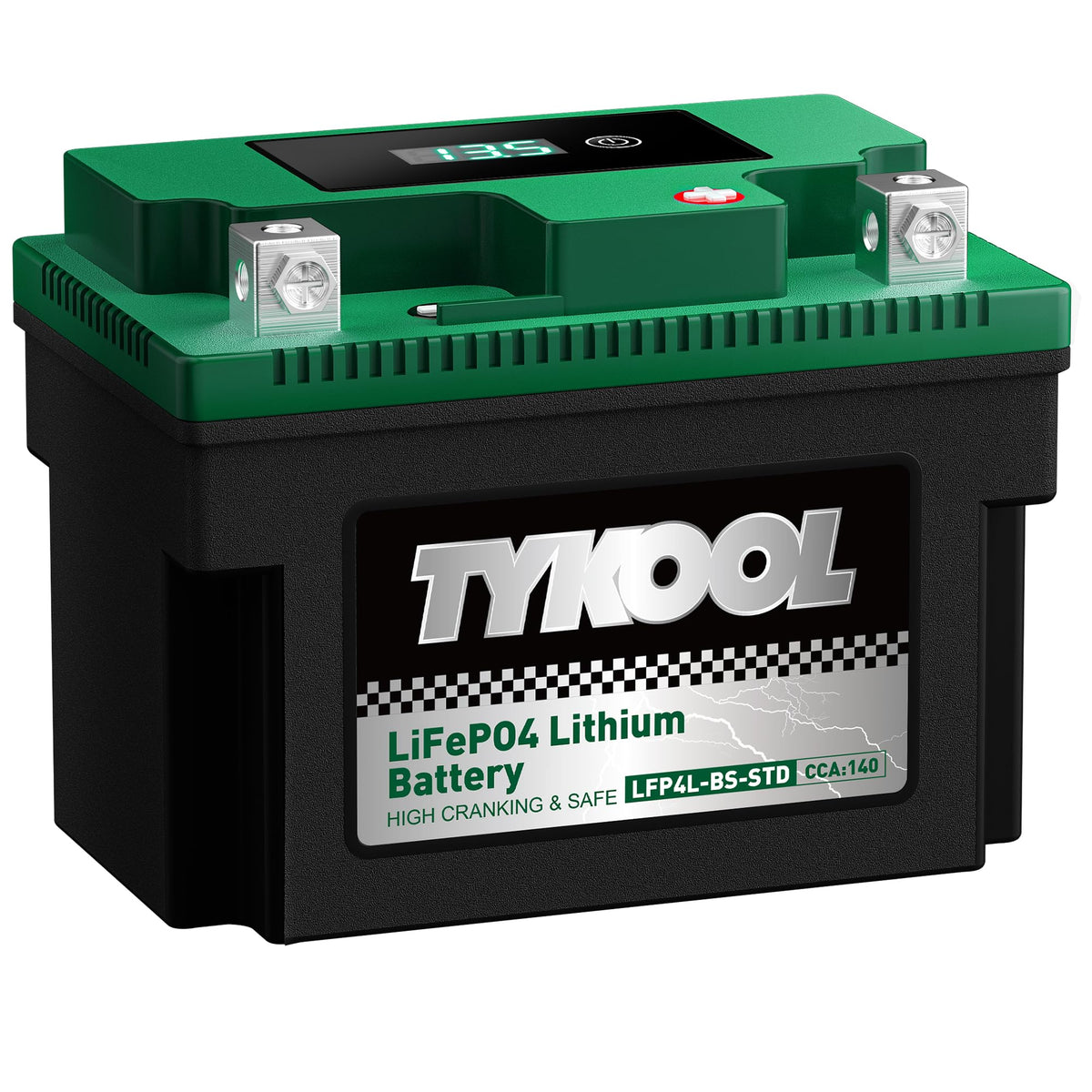 TYKOOL terminal closeup with vibration-proof bolts for secure mounting