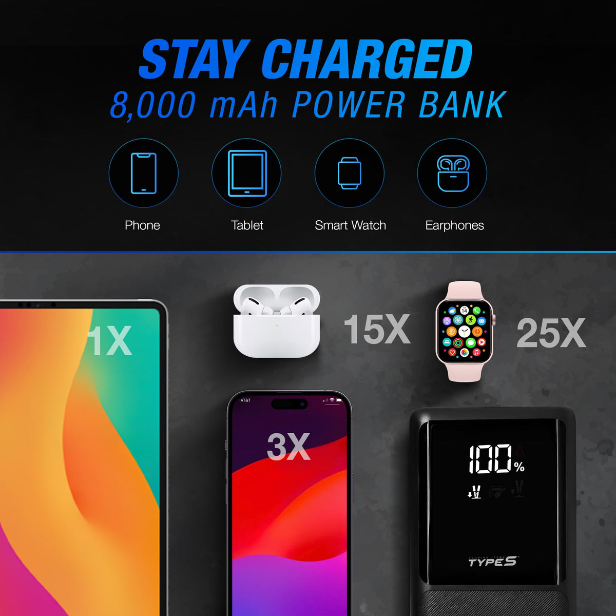 TYPE S Dynamic Classic DC10 held in hand for scale illustrating lightweight portability