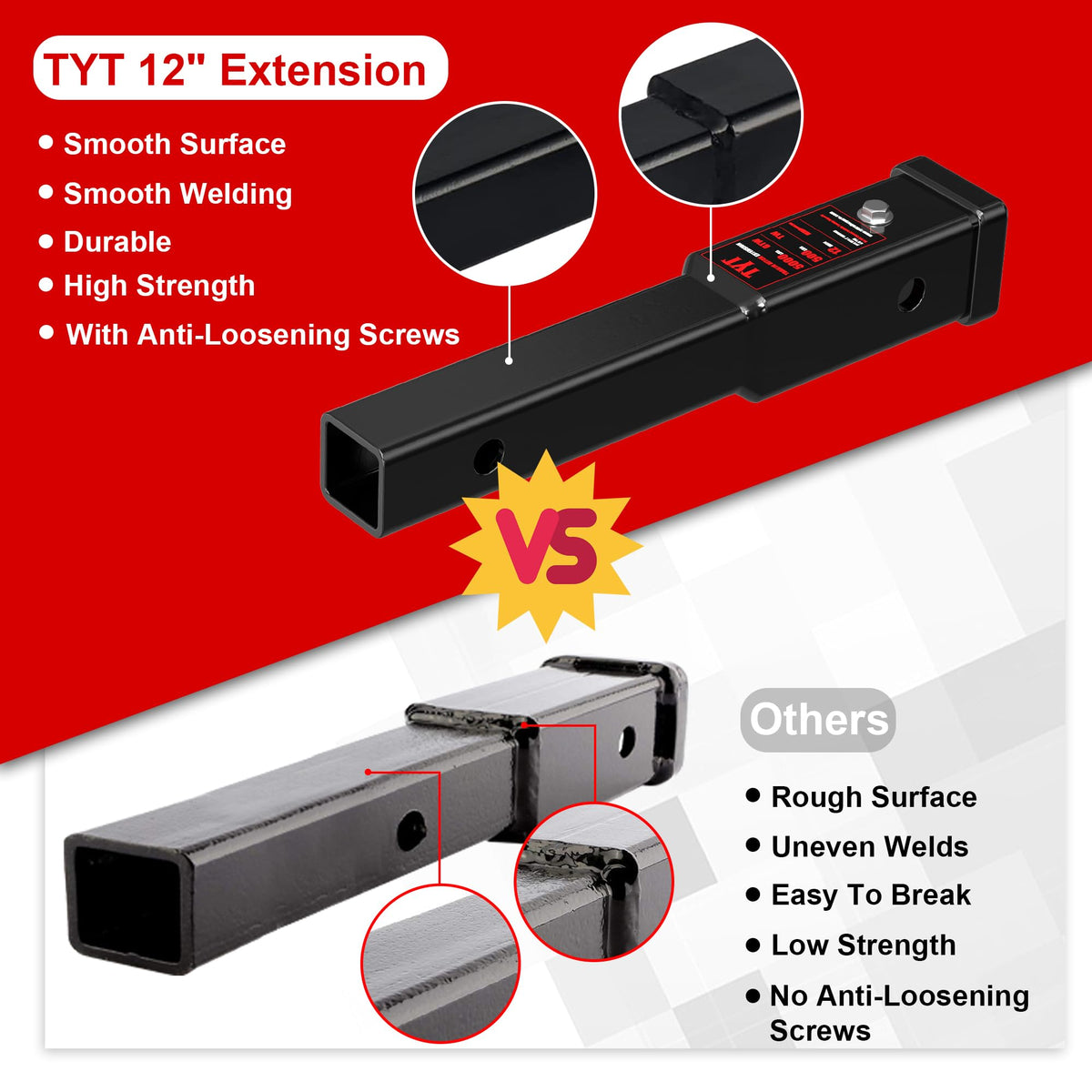 TYT with cargo carrier attached showing extra cargo space and convenience benefit