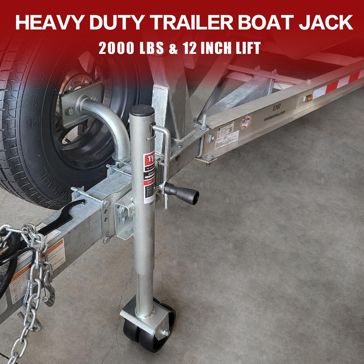 TYT dual 6-inch wheels close-up demonstrating smooth rolling and load distribution