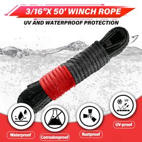 TYT braided UHMWPE rope close-up highlighting durable texture and easy handling
