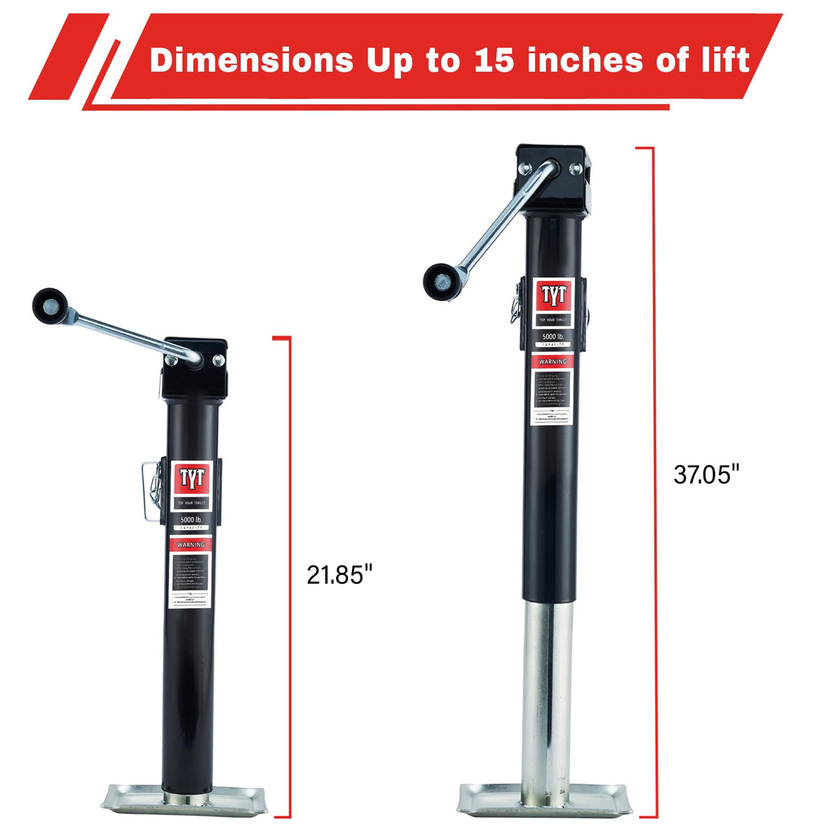 TYT close-up of sidewind handle with plastic sleeve for comfortable grip