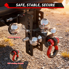 TYT d-ring shackle integration showing recovery point and strong connection for pulling tasks