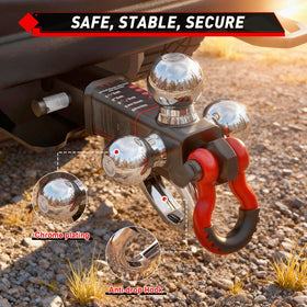 TYT D-shaped shackle and tow hook detail demonstrating recovery capability
