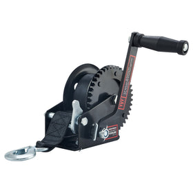 TYT front view winch mounted on trailer showing sturdy build and easy installation