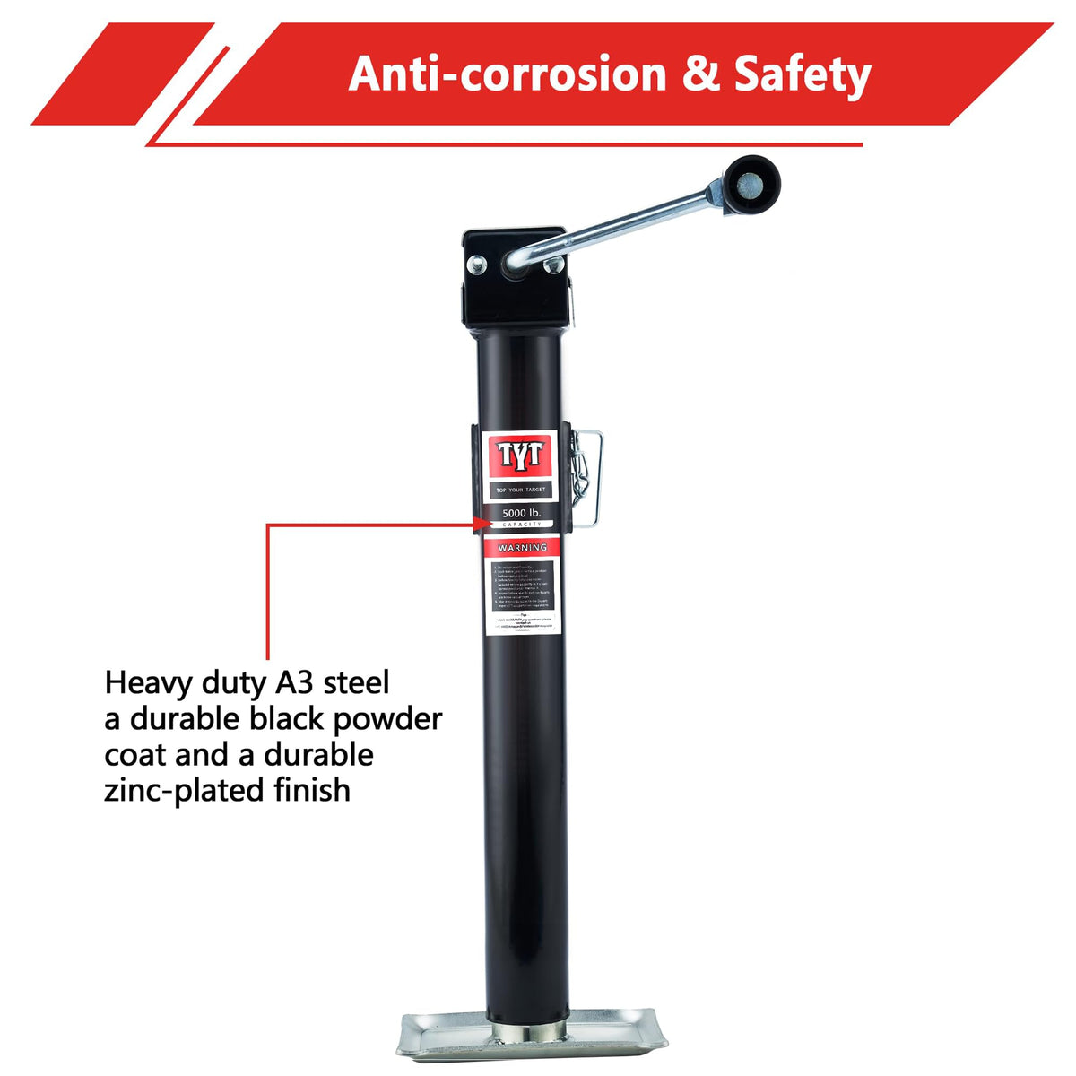 TYT grease zerk and thread detail for simple maintenance and longer life