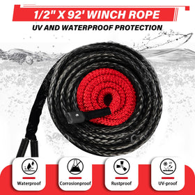 TYT close-up of 12-strand braid rope texture demonstrating strength and flexibility benefit