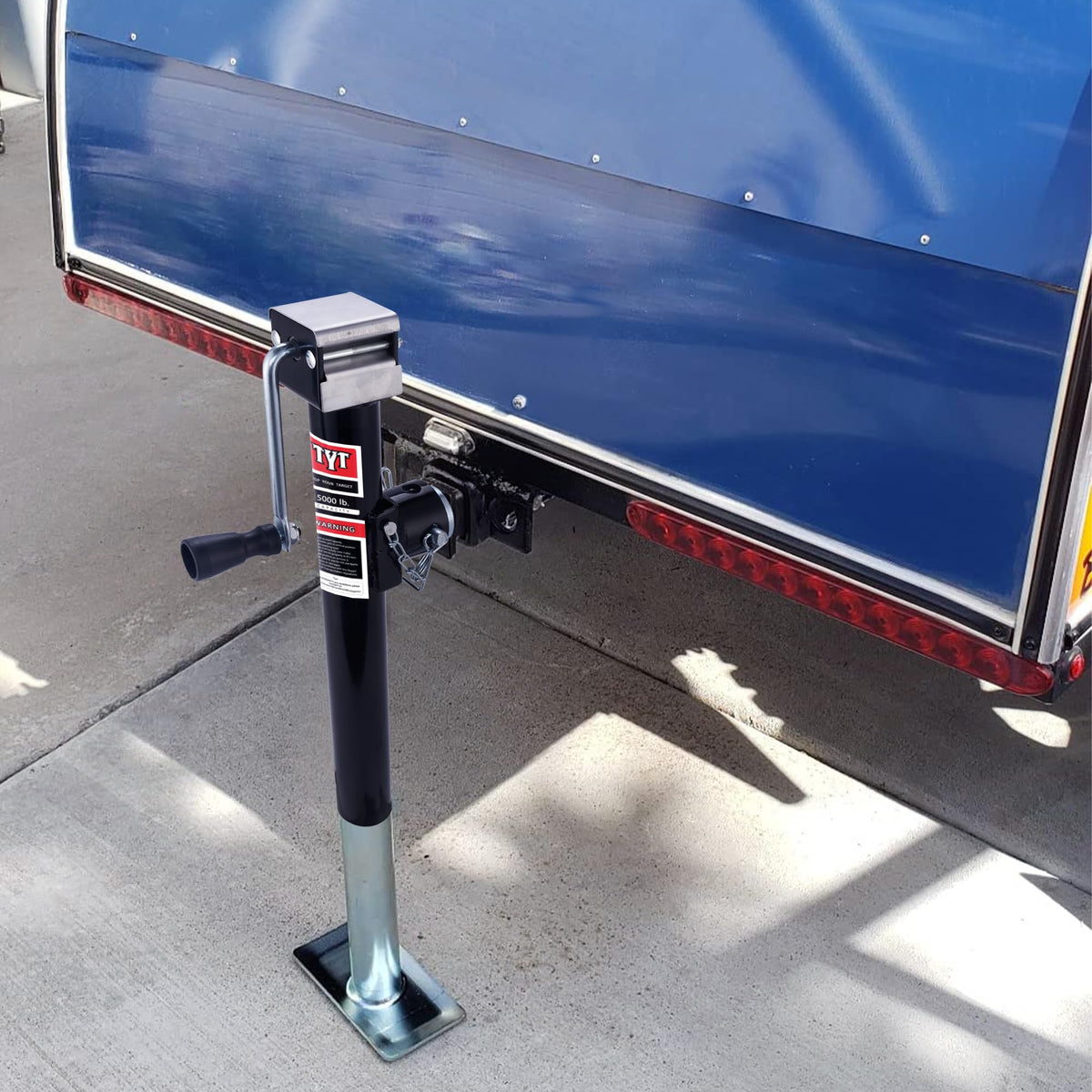 TYT side profile showing swivel joint and ergonomic sidewind handle for easy use