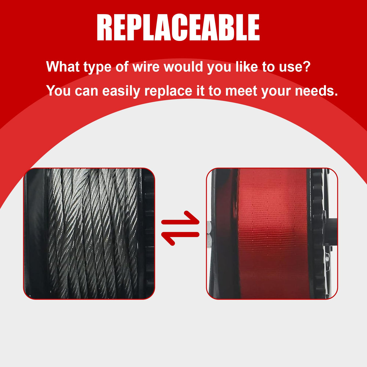 TYT rolled polyester strap fabric detail highlighting abrasion resistance and long life